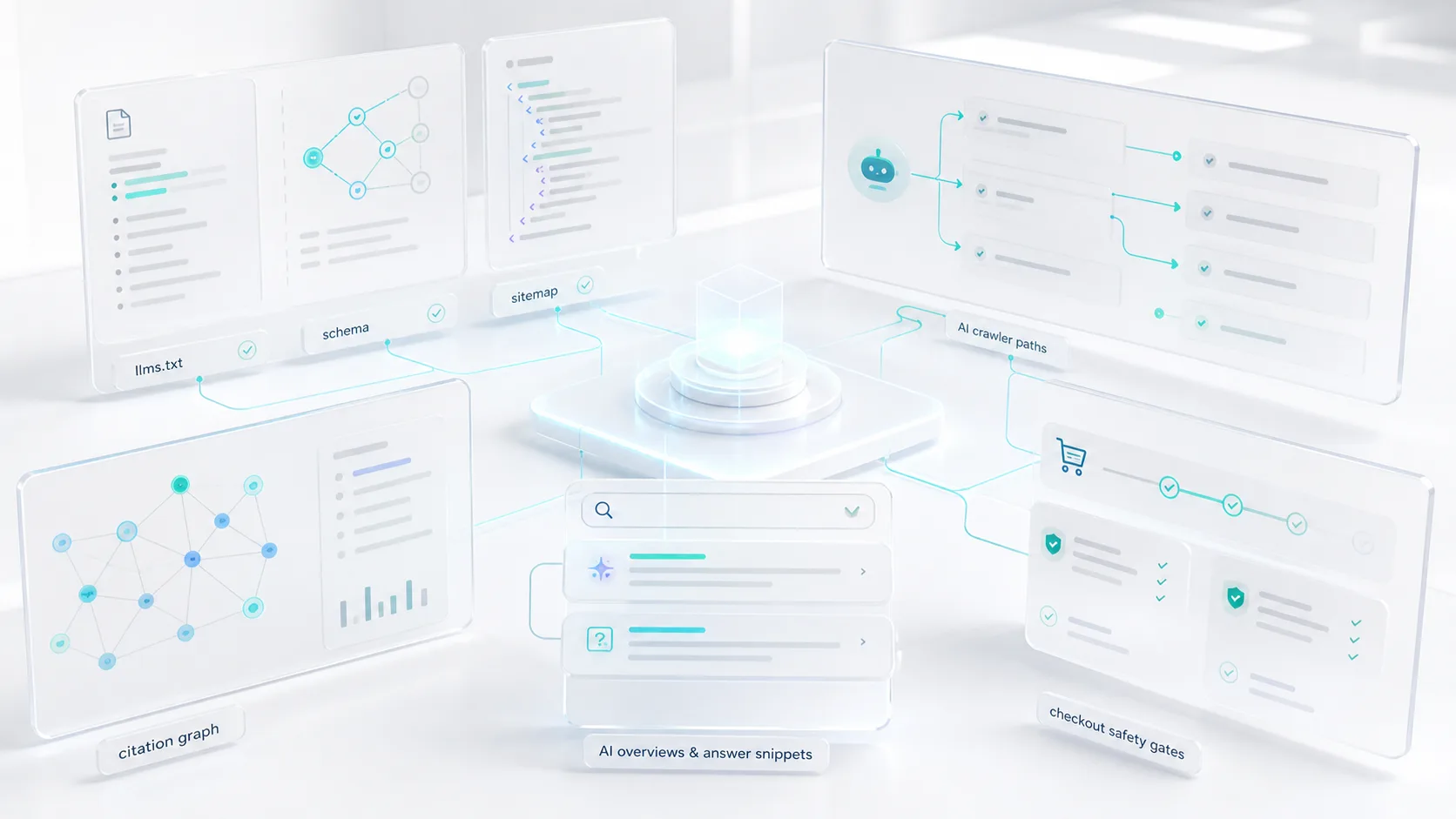 TC white authority system connecting AI discovery, commerce, payment, audit, and delivery